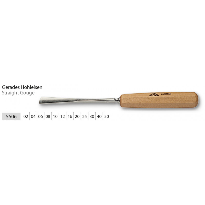 Couteau à sculpteur,long,poli,forme 6 - 10 mm Couteau à sculpteur,long,poli,forme 6 - 10 mm
