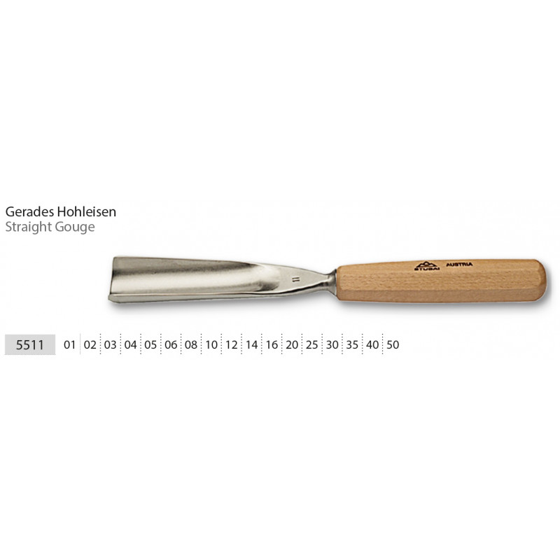 Couteau à sculpteur,long,poli,forme 11 - 3 mm