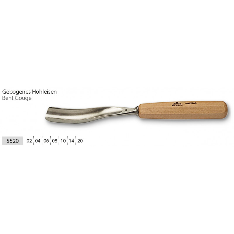 Couteau à sculpteur,long,poli,forme 20 - 8 mm Couteau à sculpteur,long,poli,forme 20 - 8 mm