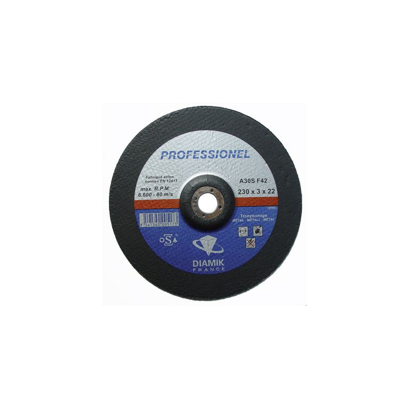 DISQUE TRONCONNER ACIER 230 X 3,2 X 22