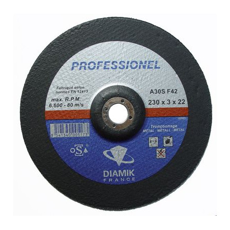 DISQUE TRONCONNER ACIER 230 X 3,2 X 22