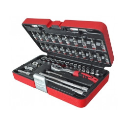 DOUILLES ET EMBOUTS 1/4'' - COFFRET 43 PIECES