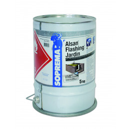 Résine d'étanchéité Monocomposante - ALSAN® FLASHING JARDIN - Seau de 5 kg