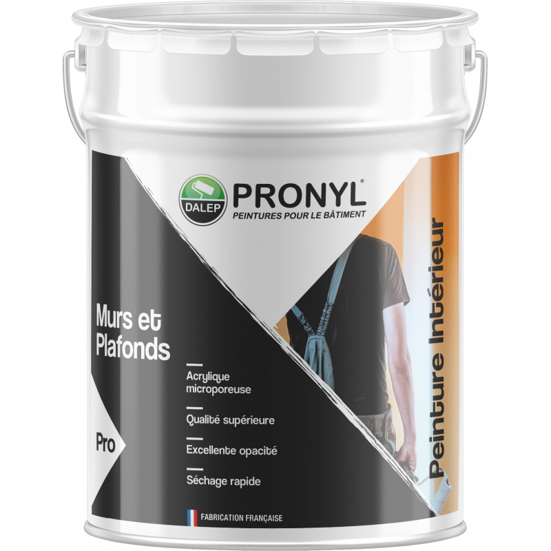 Peinture MURS PLAFONDS BLANC MAT 5L