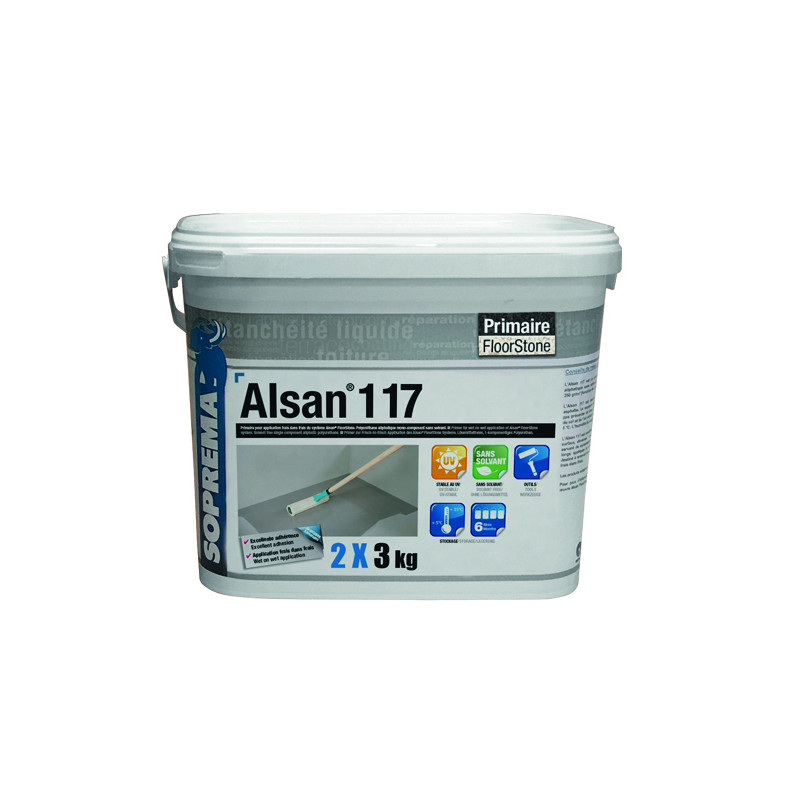 ALSAN® 117 PRIMAIRE SANS SOLVANT - Seau plastique de 2 Poches de 3 kg