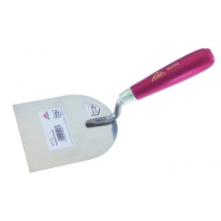 Spatule de plâtriers, rouge,inoxydable - 40 mm